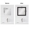 Amanti Art Mirror Makeover Bathroom Mirror Frame Border Kit - Fully Assembled Peel and Stick Frame - Mirror NOT Included - Furniture Espresso Narrow Trim